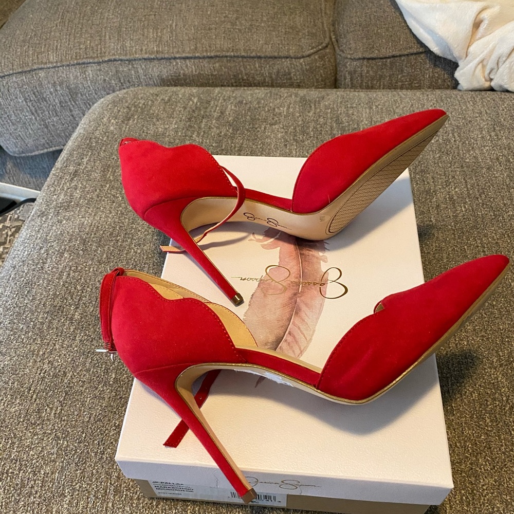 Jessica Simpson Red Pumps